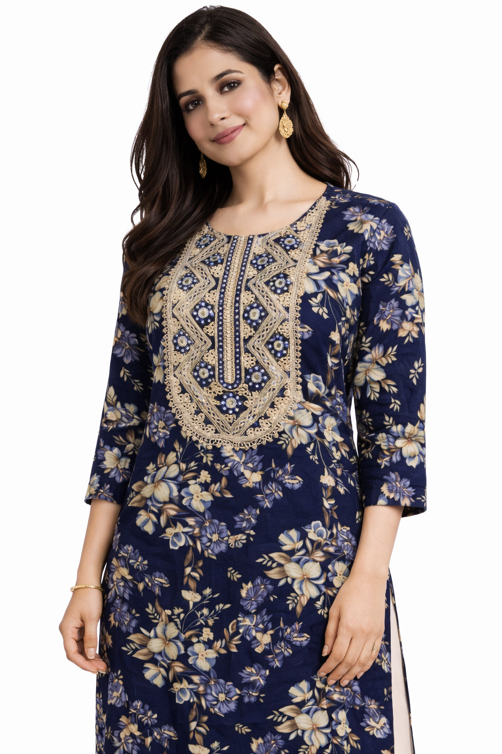 Midnight Bloom Kurta