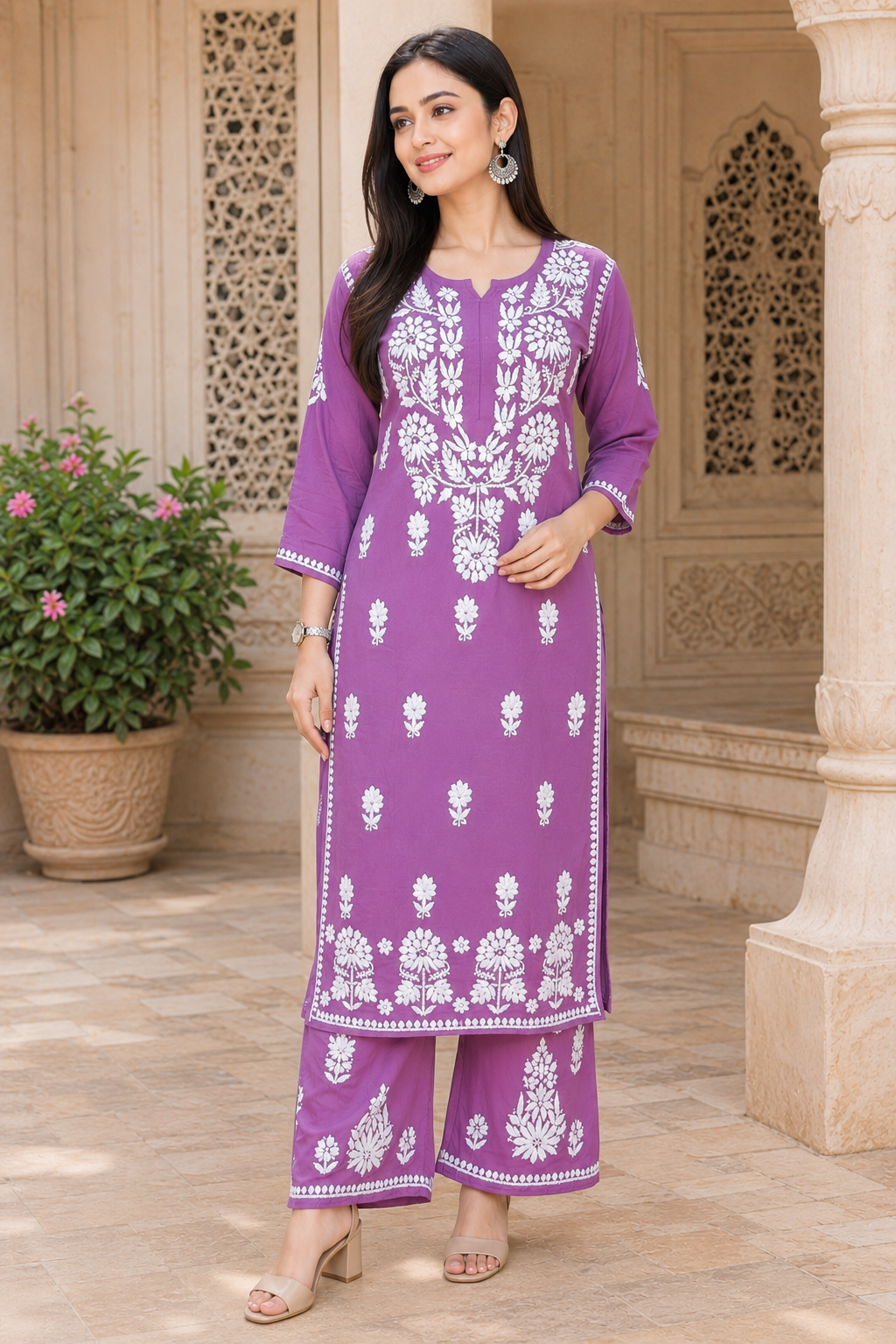 Chikankari Kurta Set