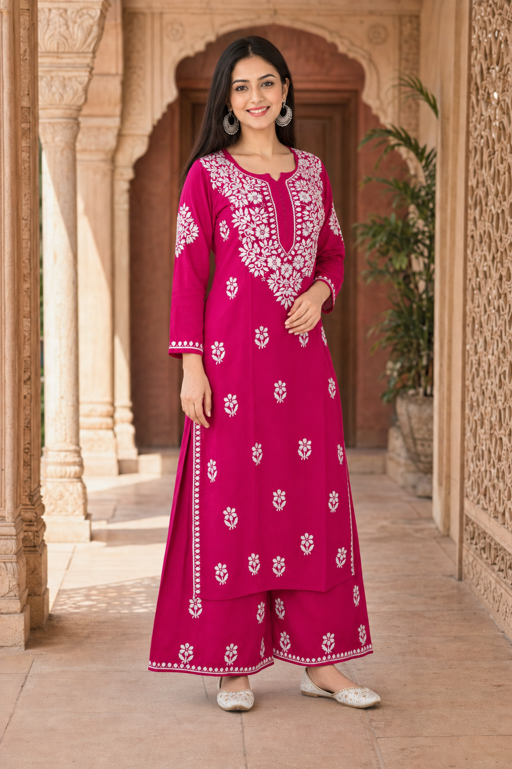 Chikankari Kurta Set