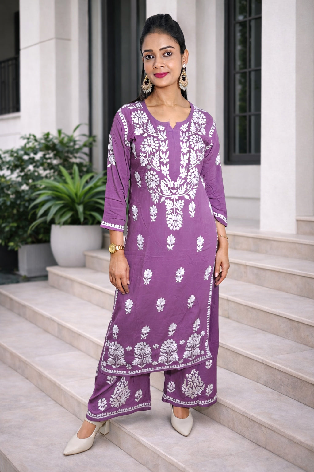 Chikankari Kurta Set