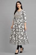 Floral Printed Anarkali Kurta / Dress