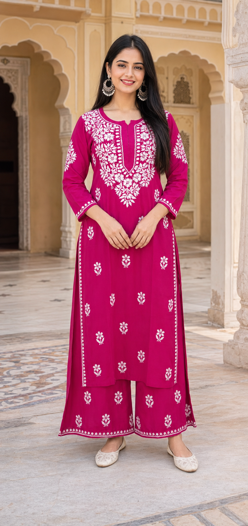 Chikankari Kurta Set