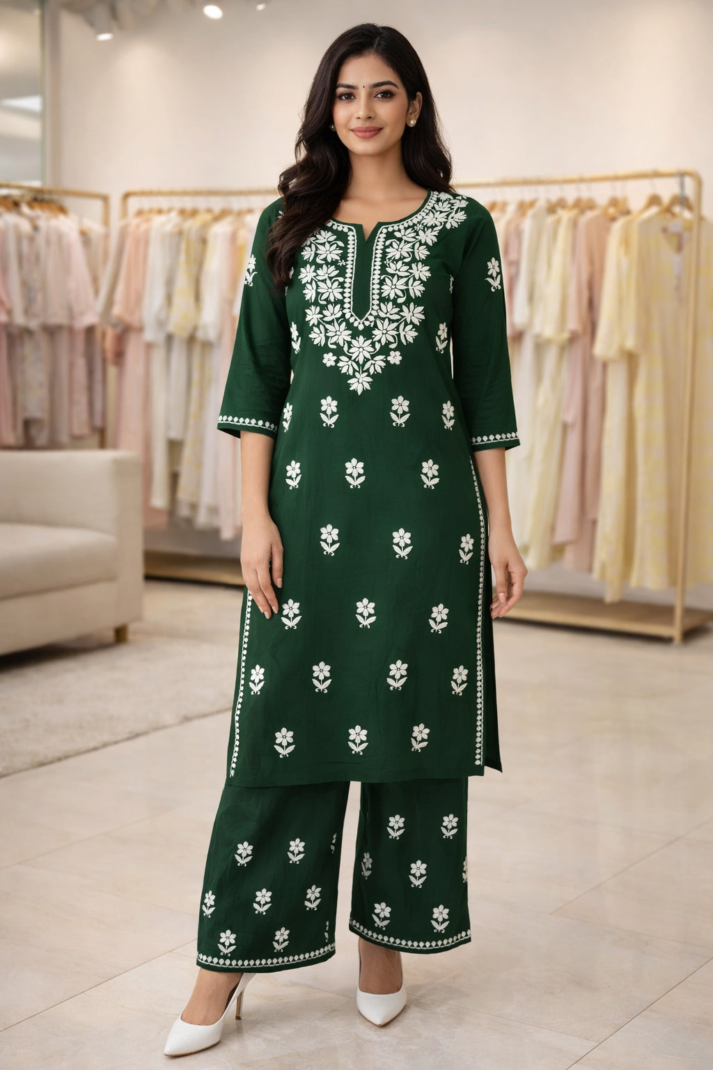 Chikankari Kurta Set