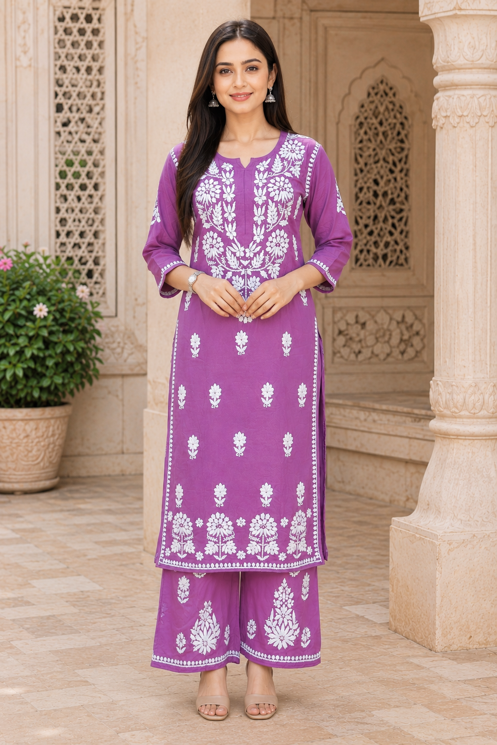 Chikankari Kurta Set