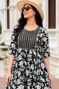 Floral Printed Anarkali Kurta / Dress