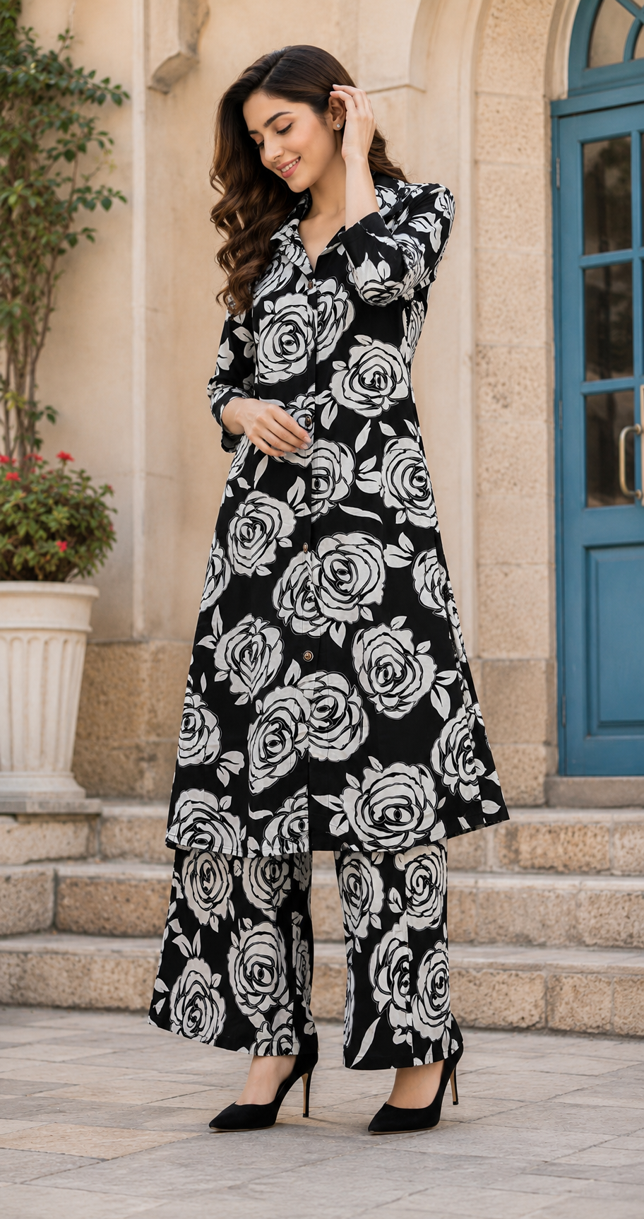 Noir Rose Co-ord Set