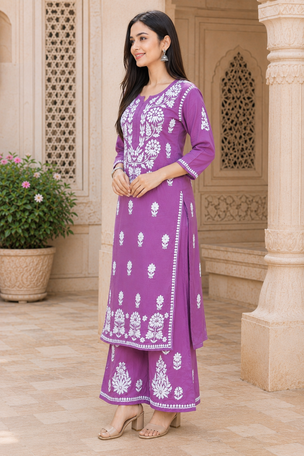 Chikankari Kurta Set
