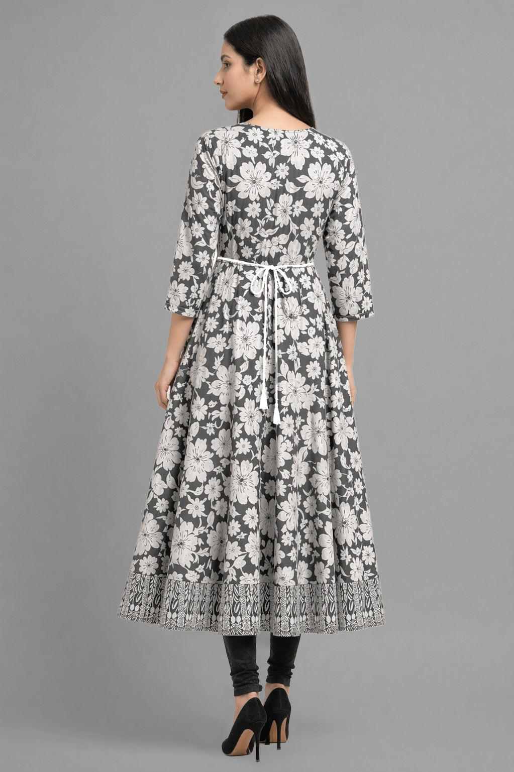 Floral Printed Anarkali Kurta / Dress