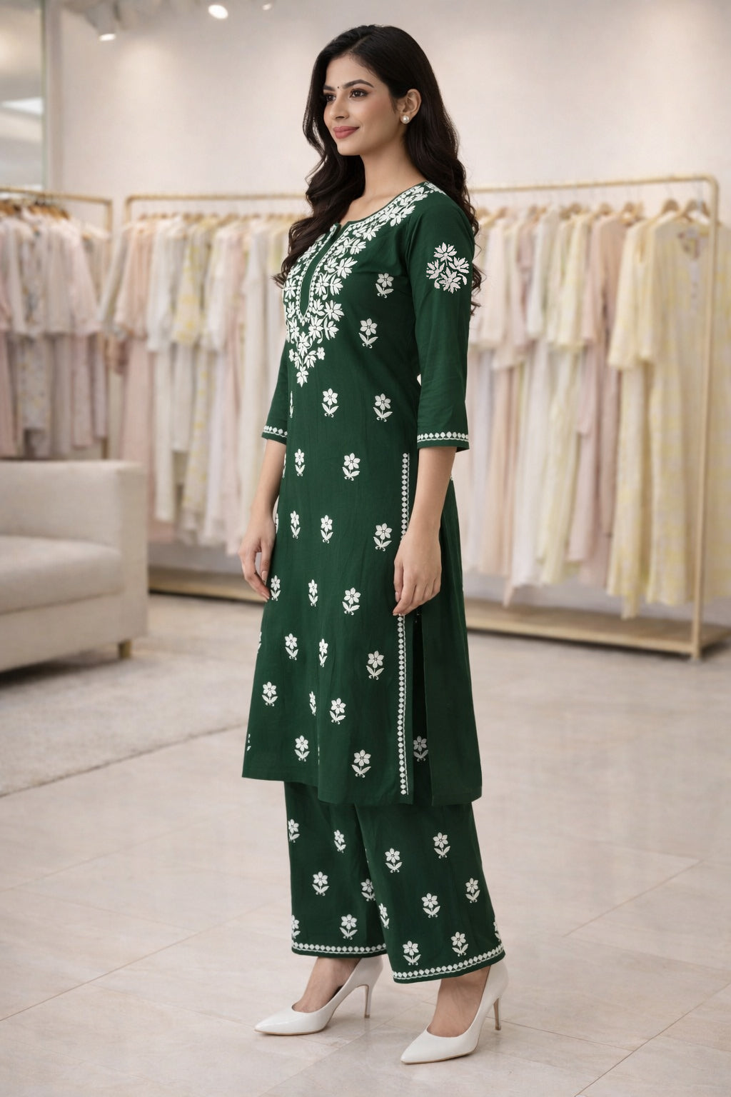 Chikankari Kurta Set