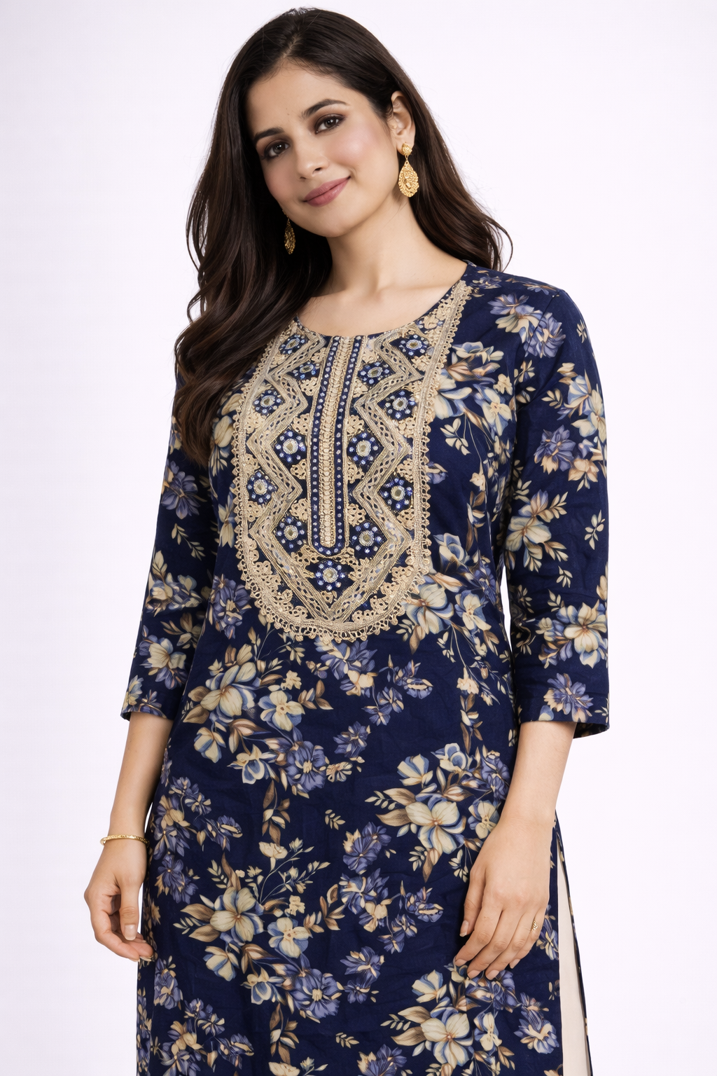 Midnight Bloom Kurta