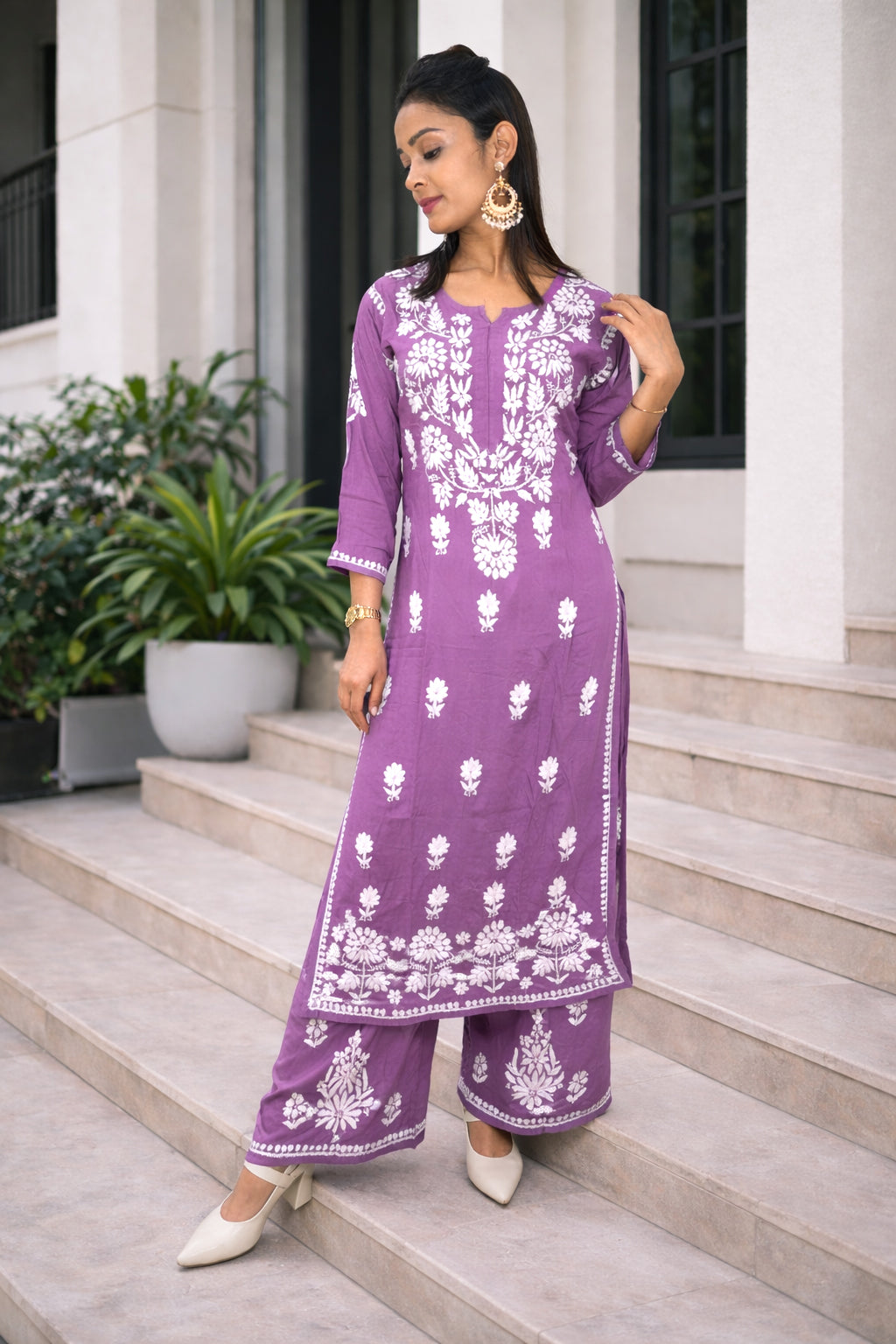 Chikankari Kurta Set