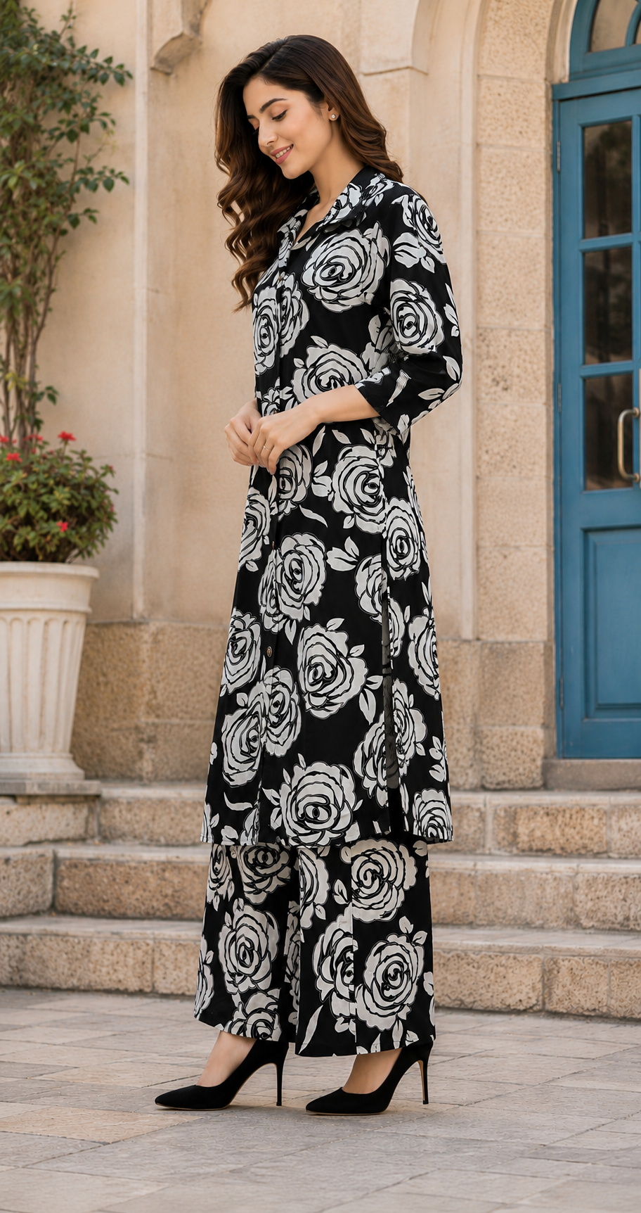Noir Rose Co-ord Set