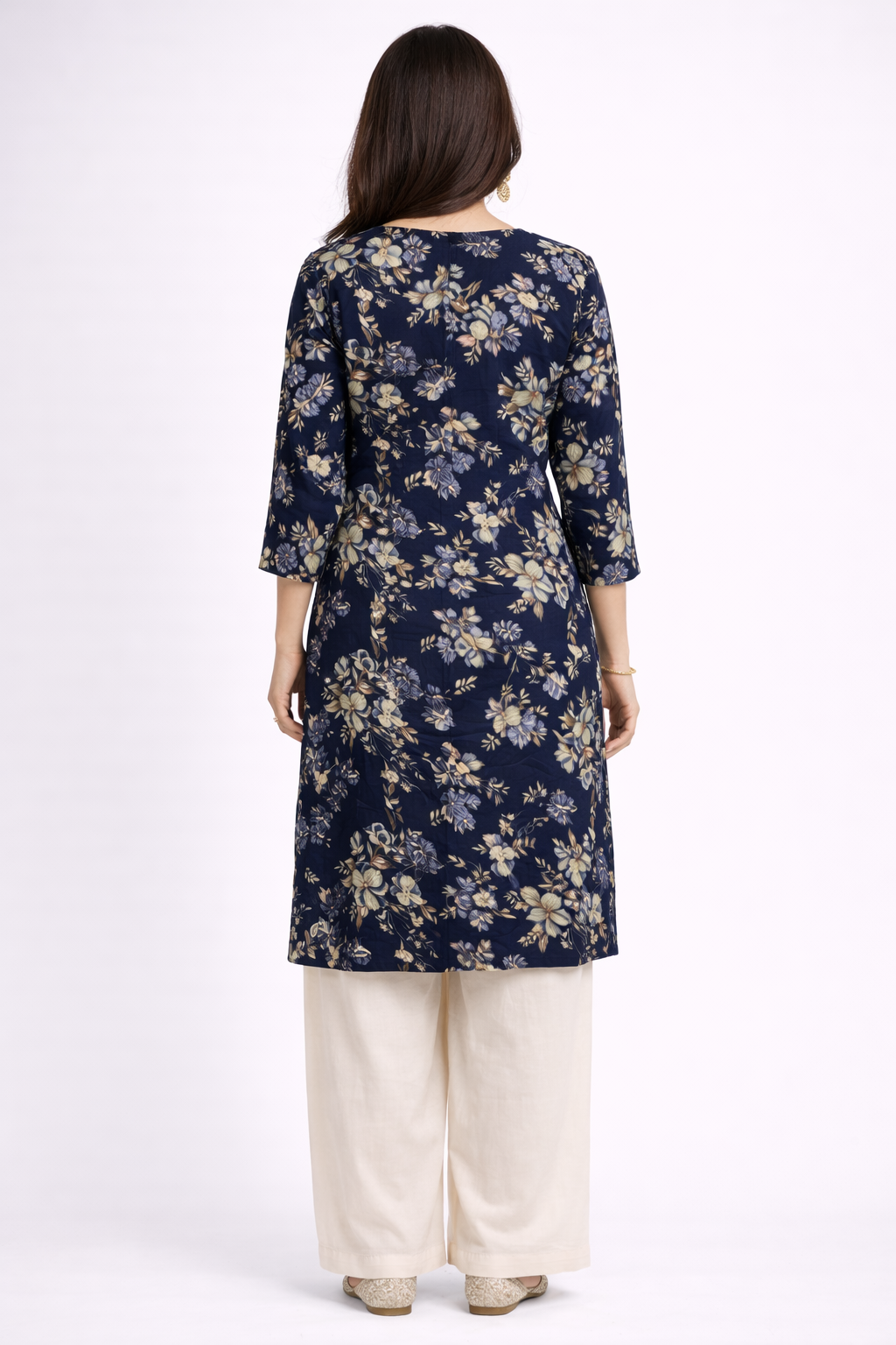 Midnight Bloom Kurta