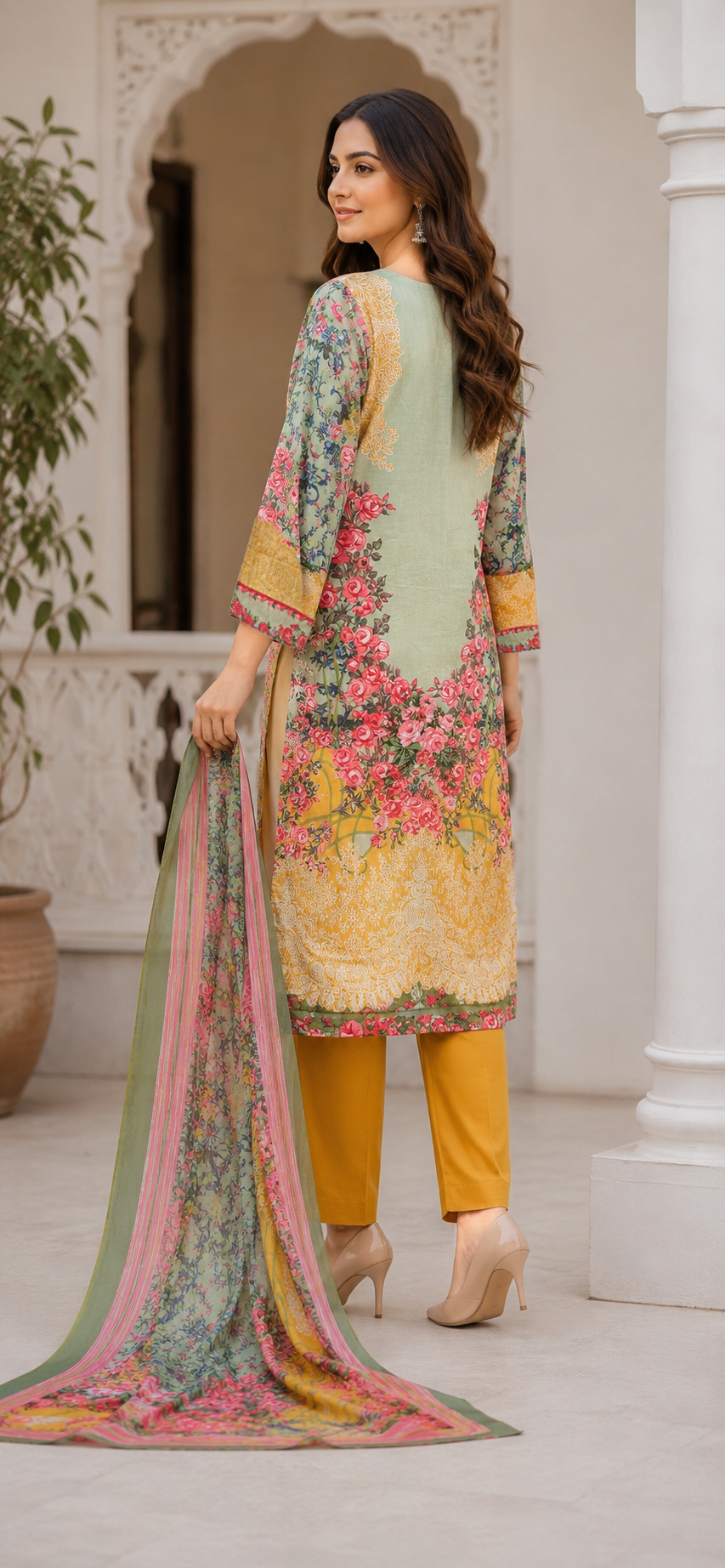 Mustard Meadow Floral Ensemble