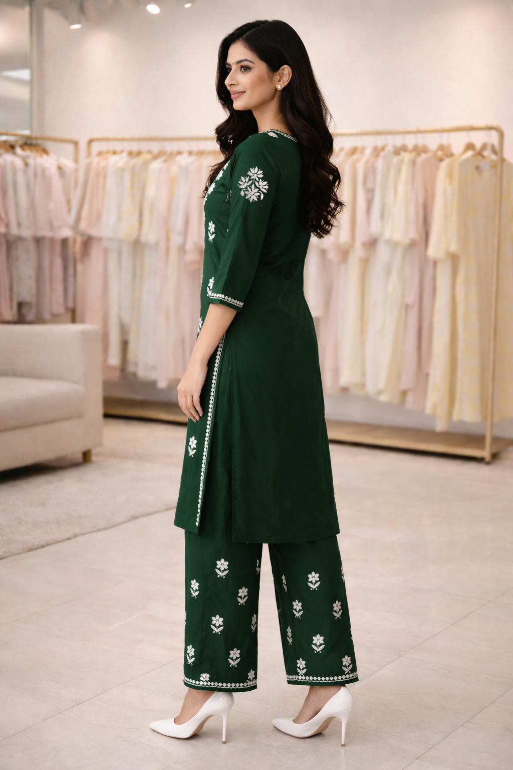 Chikankari Kurta Set