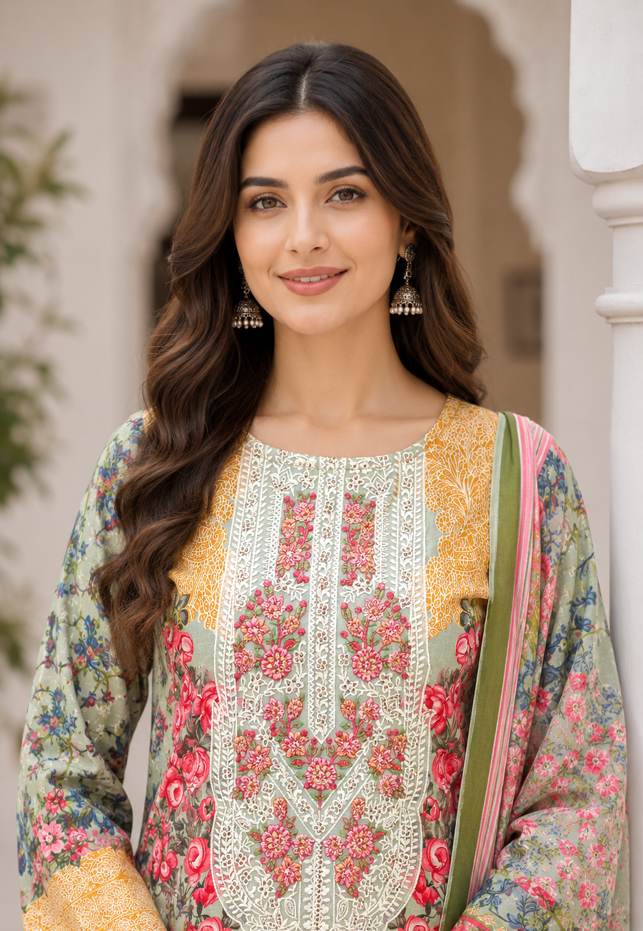 Mustard Meadow Floral Ensemble