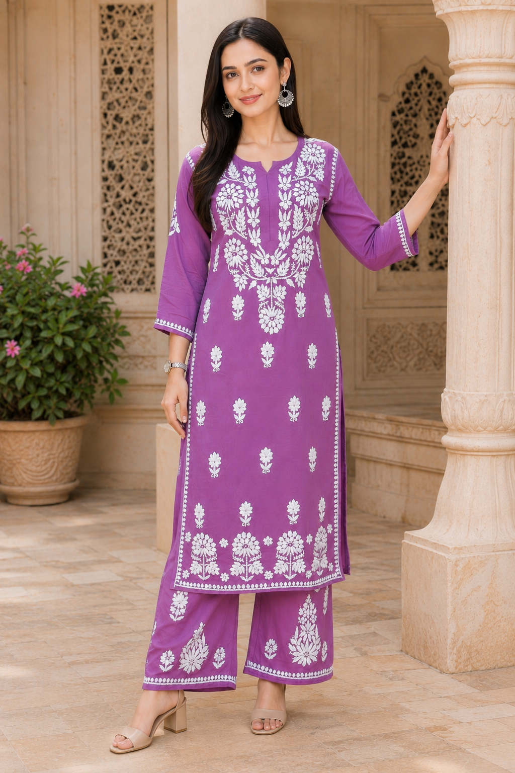 Chikankari Kurta Set