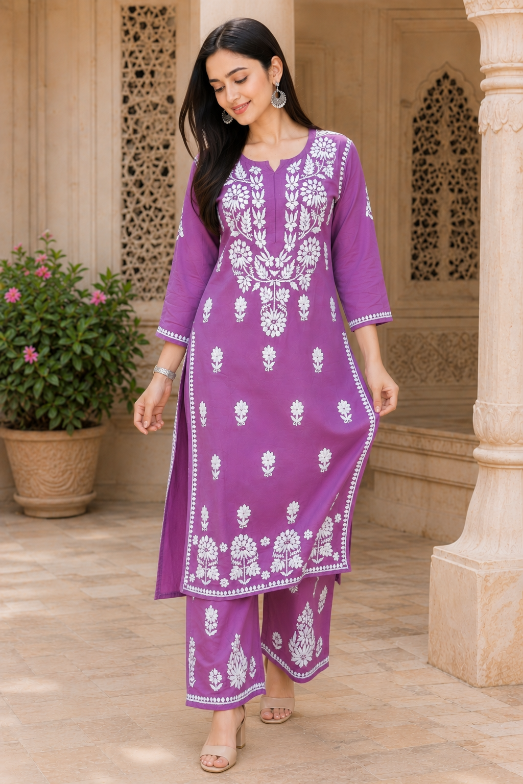 Chikankari Kurta Set