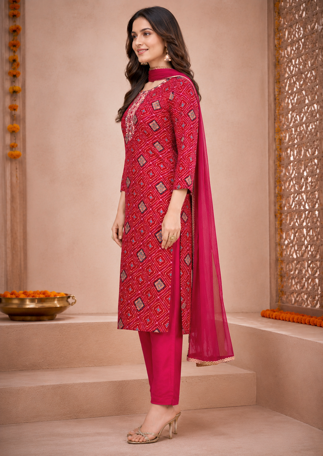 Magenta Majesty Kurta Set