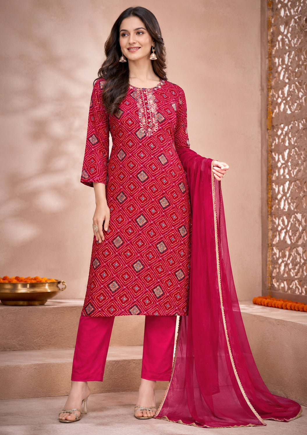 Magenta Majesty Kurta Set