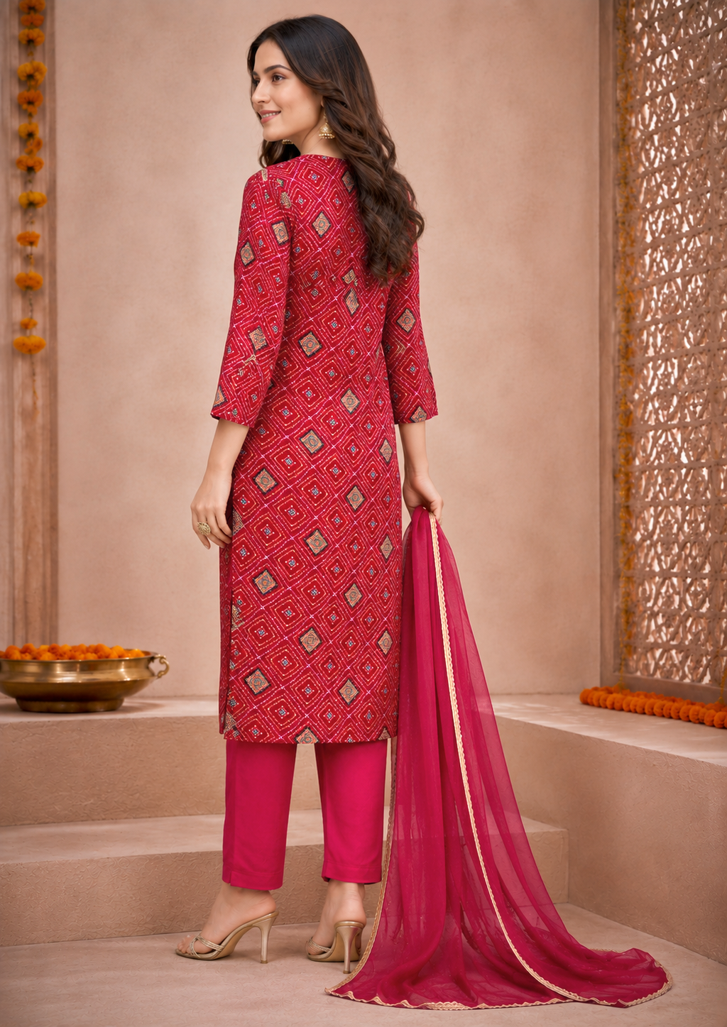 Magenta Majesty Kurta Set