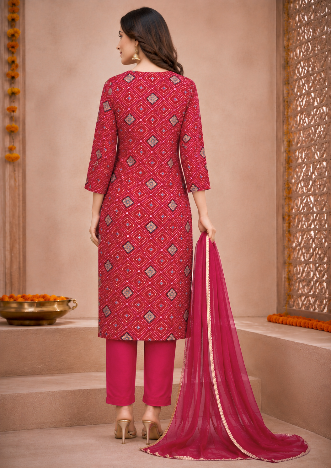 Magenta Majesty Kurta Set
