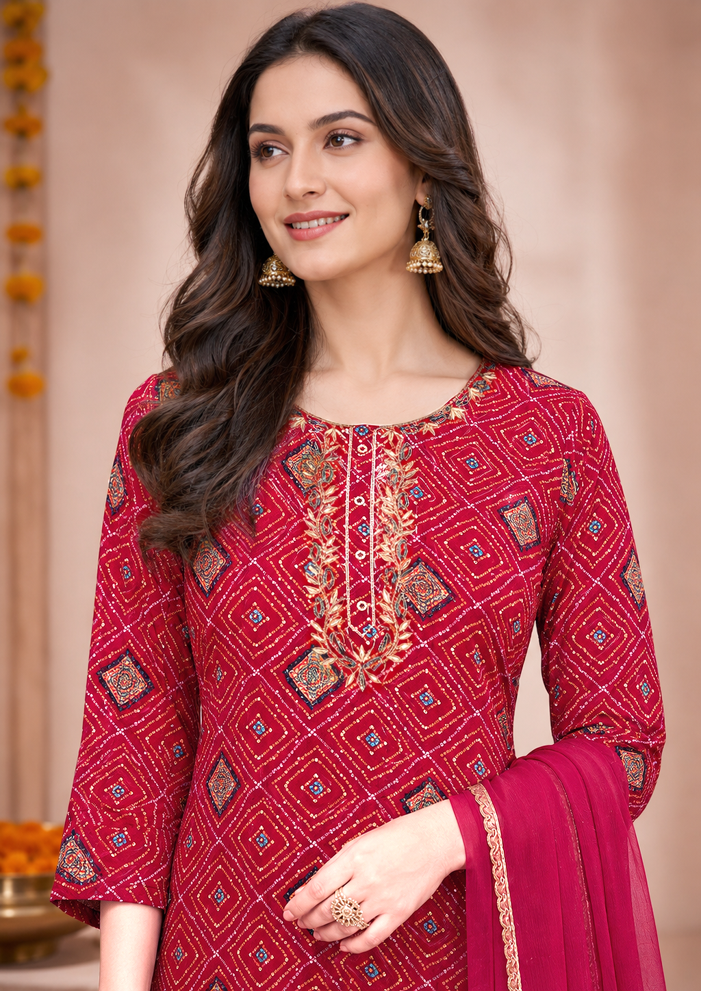 Magenta Majesty Kurta Set