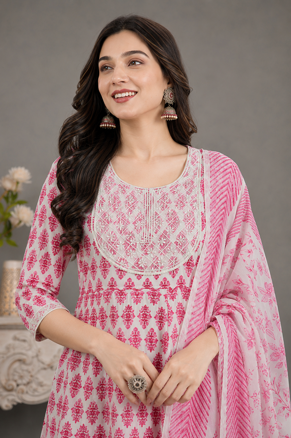 Pearl Pink Charm Ensemble