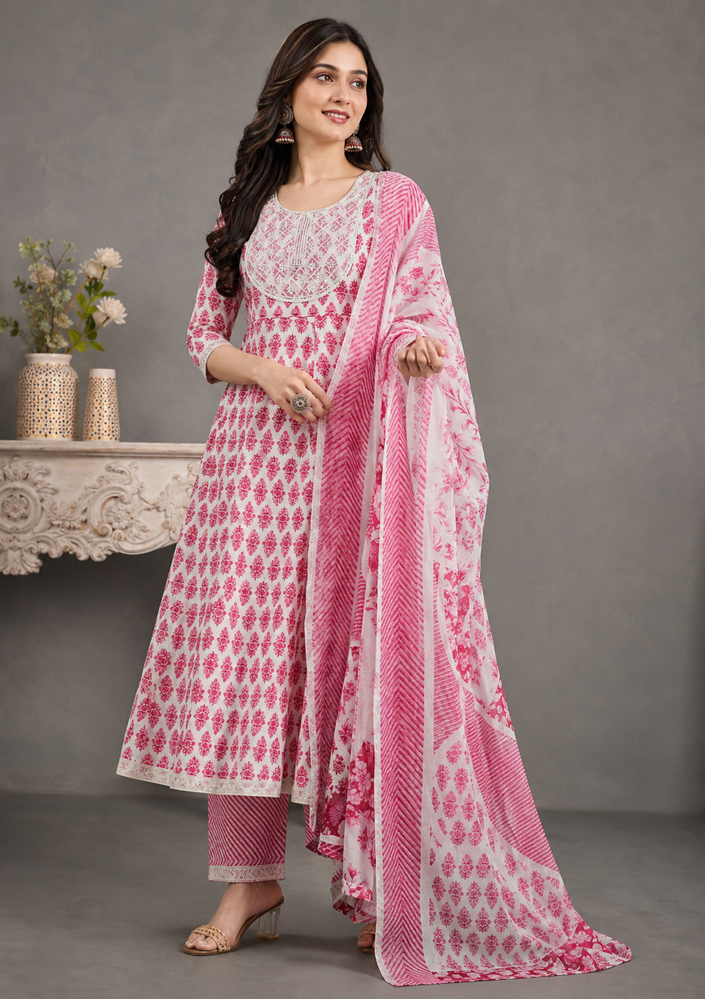 Pearl Pink Charm Ensemble