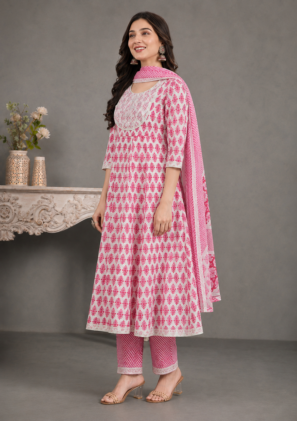 Pearl Pink Charm Ensemble