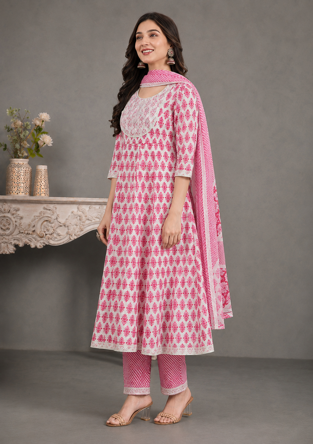 Pearl Pink Charm Ensemble