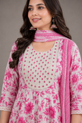 Pink Meadow Mirror Kurta Set