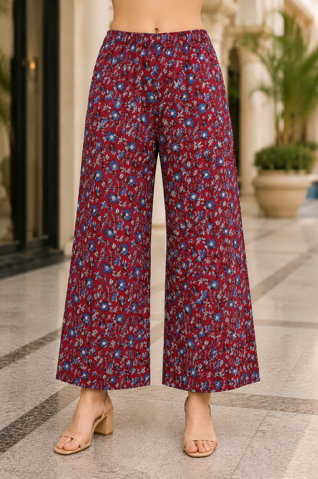 Women's Floral Printed Kurta Pant Set