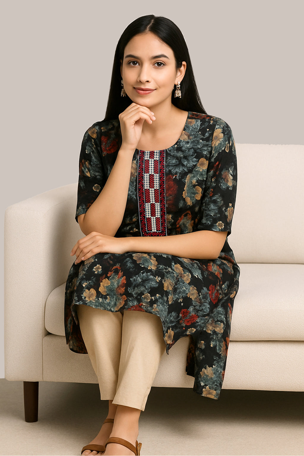 Dusky Meadow Kurta