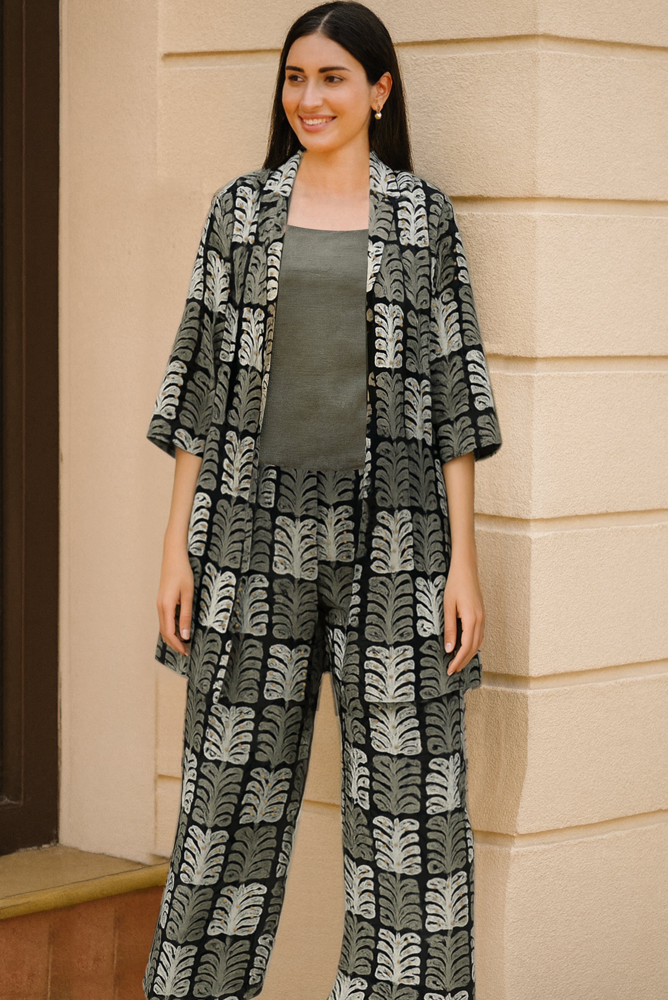 Earthy Elegance 3 piece Co-ord Set