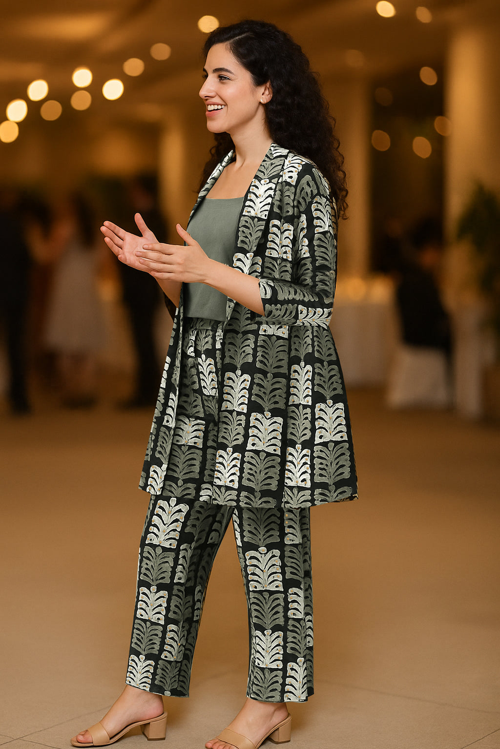 Earthy Elegance 3 piece Co-ord Set