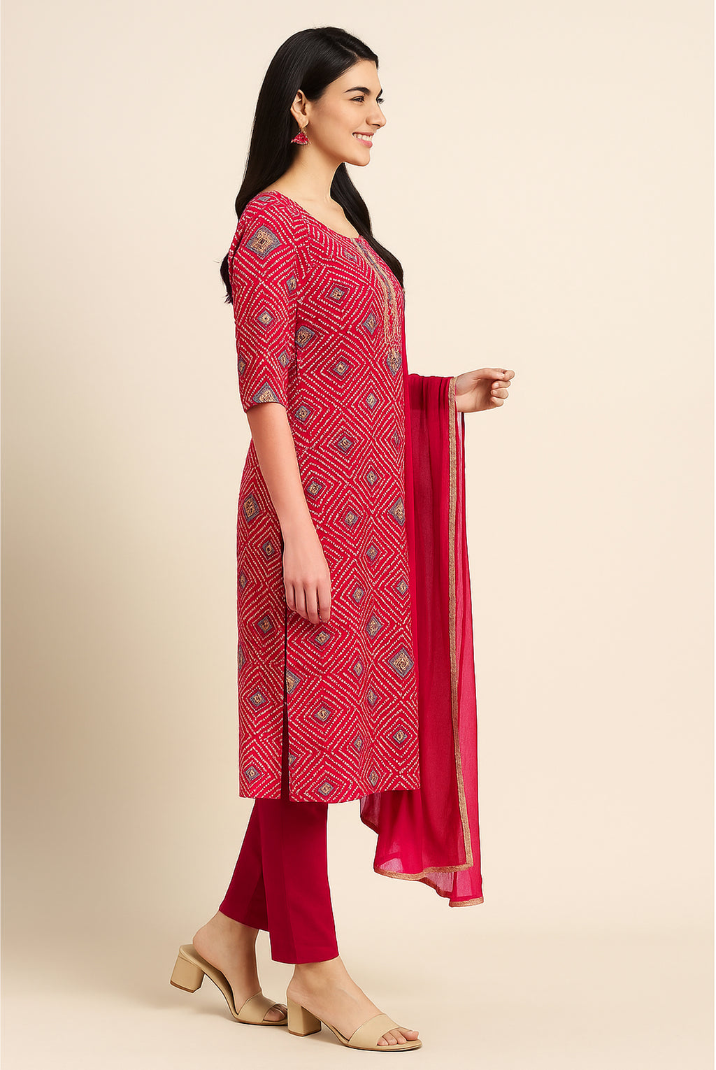 Magenta Majesty Kurta Set