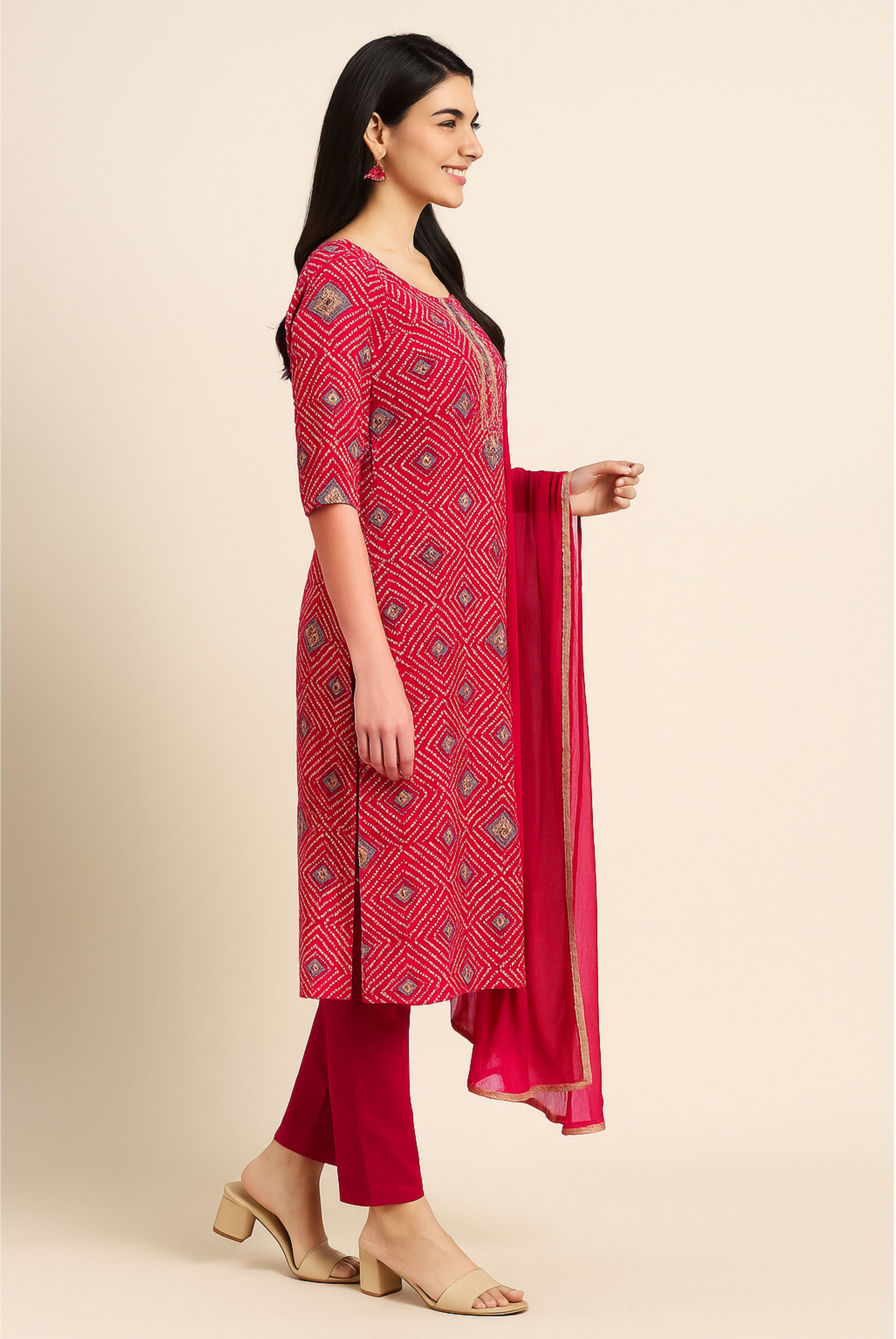 Magenta Majesty Kurta Set