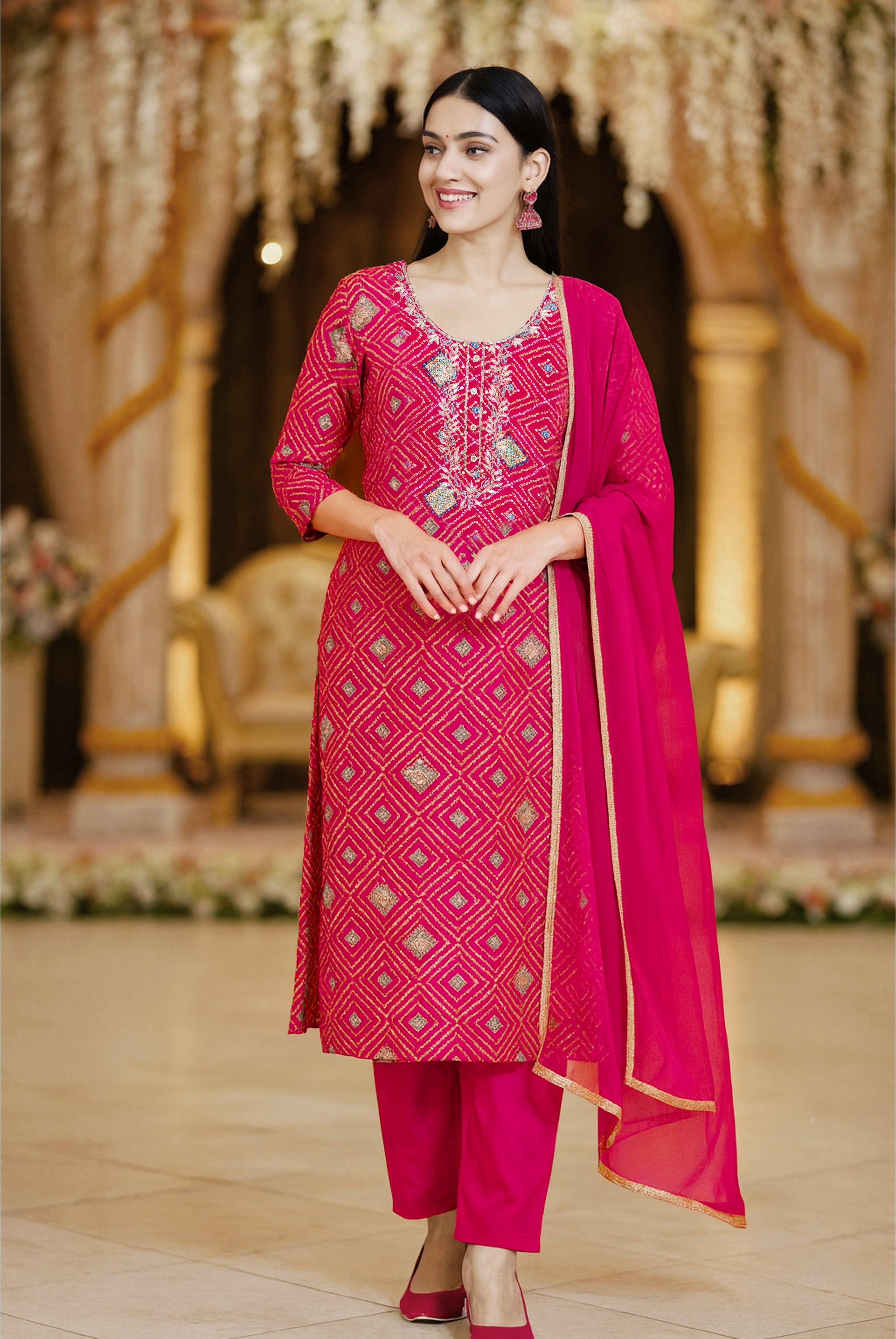Magenta Majesty Kurta Set
