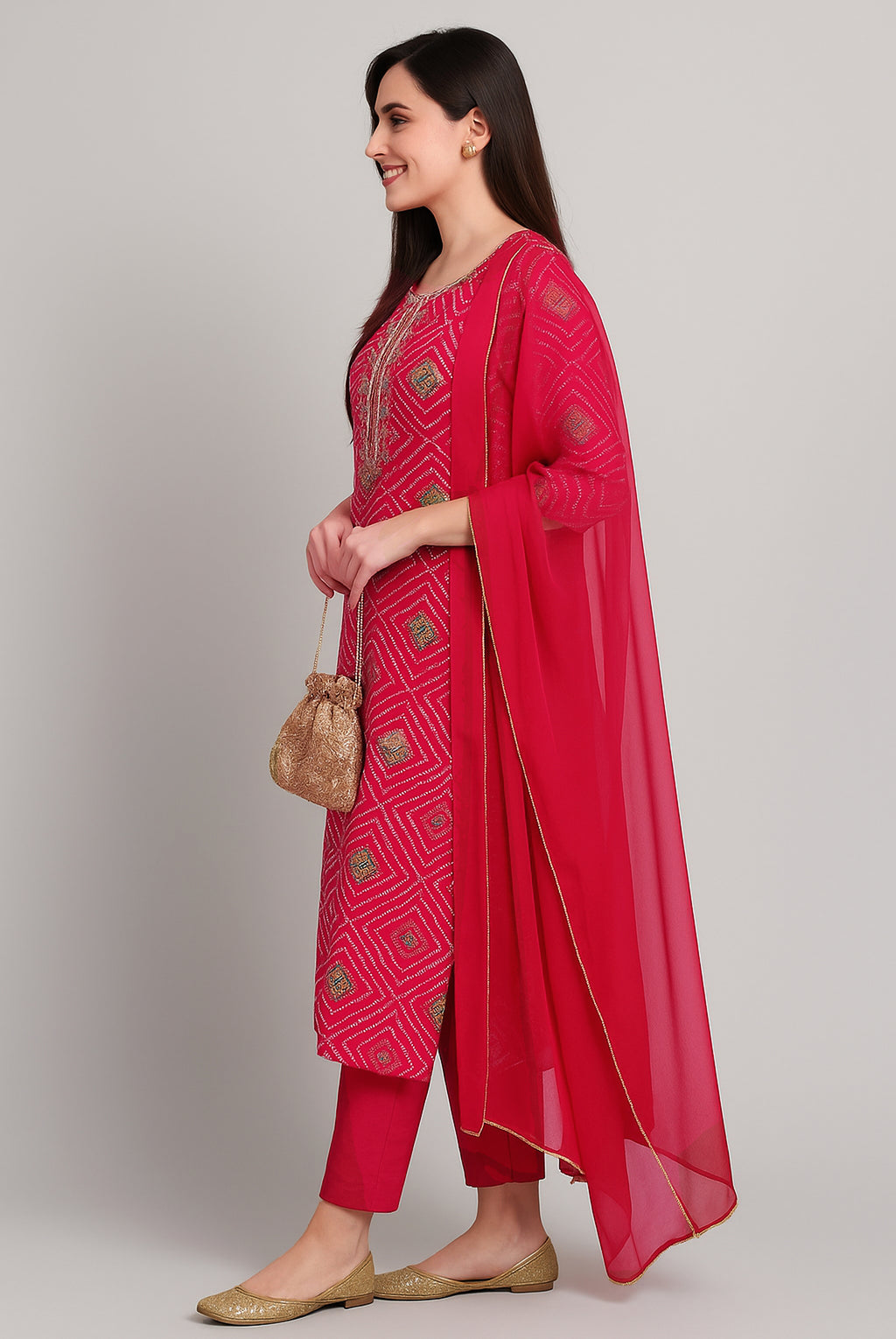 Magenta Majesty Kurta Set