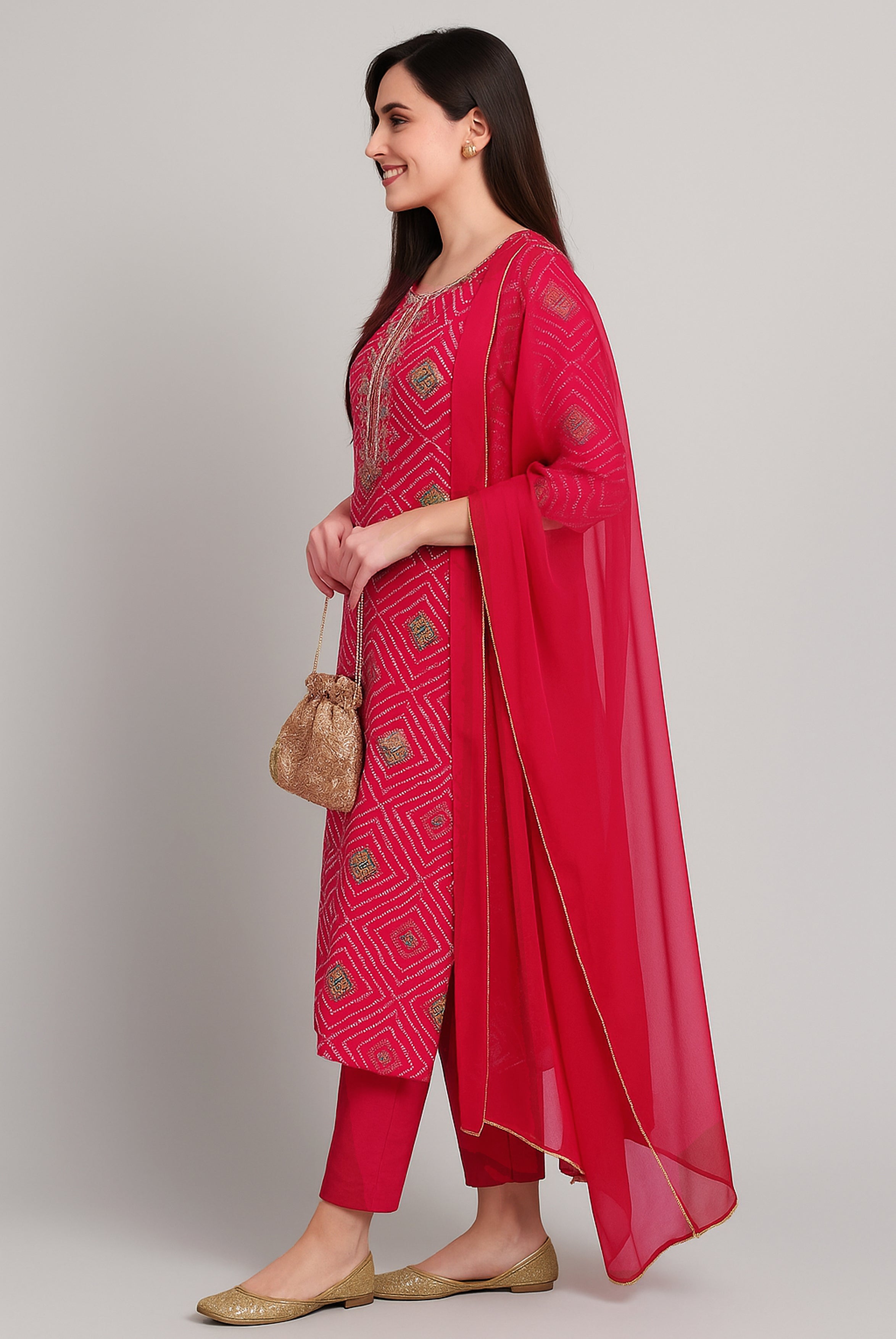 Magenta Majesty Kurta Set