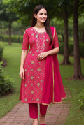 Magenta Majesty Kurta Set