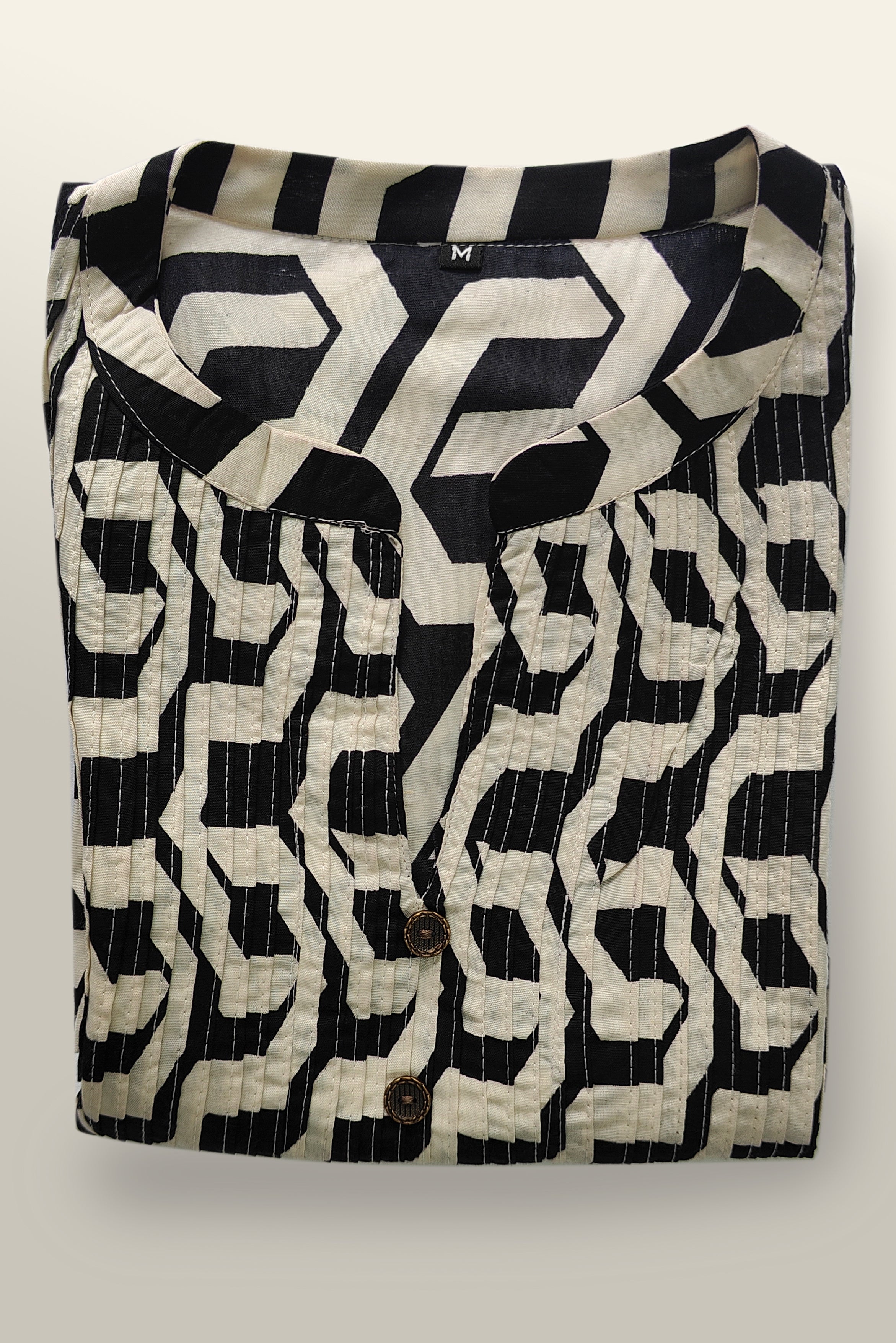 Monochrome Maze Top