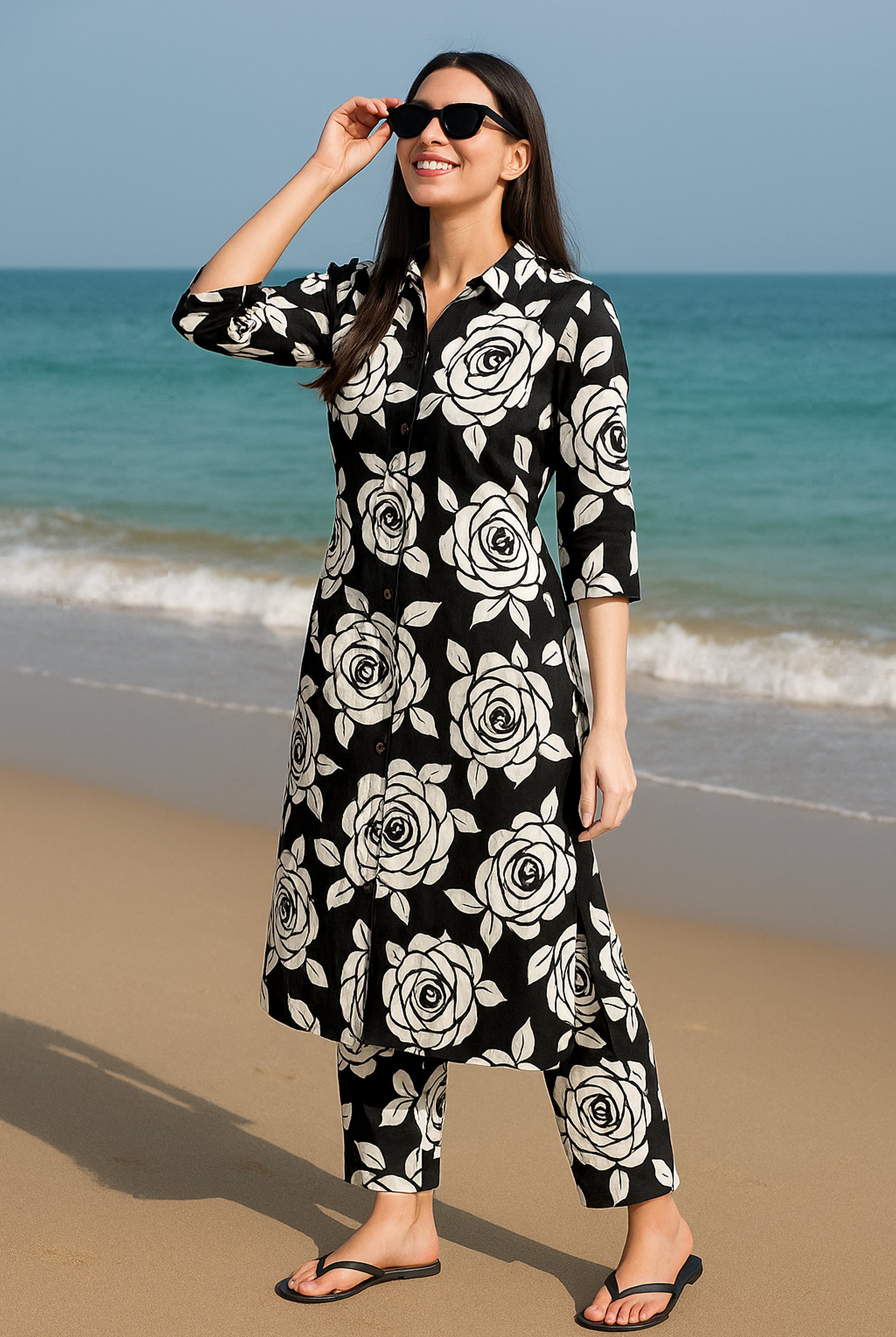 Noir Rose Co-ord Set