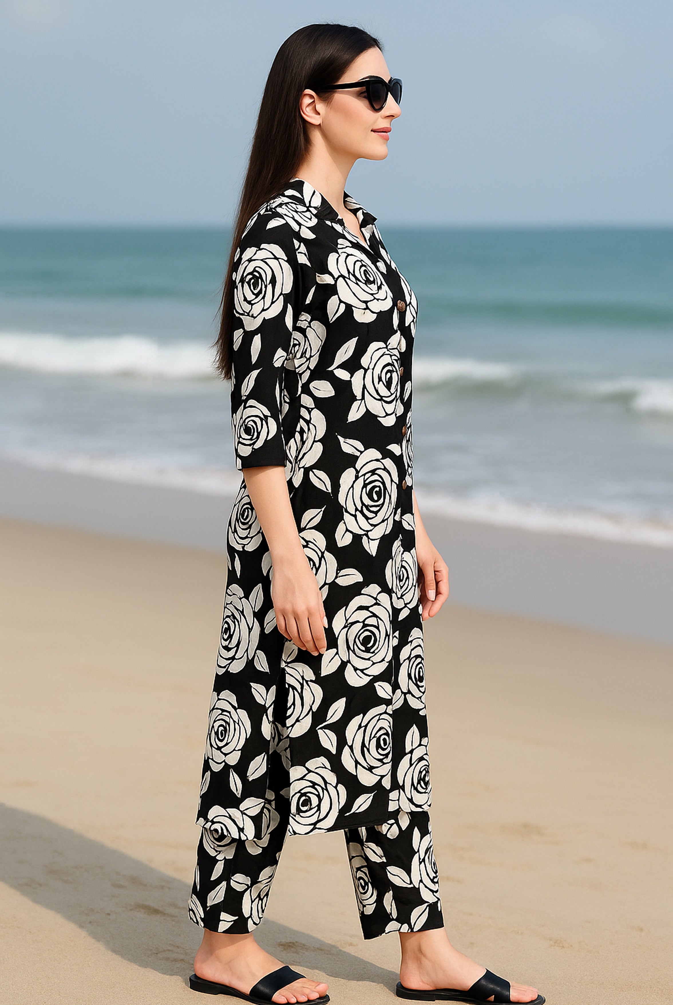 Noir Rose Co-ord Set