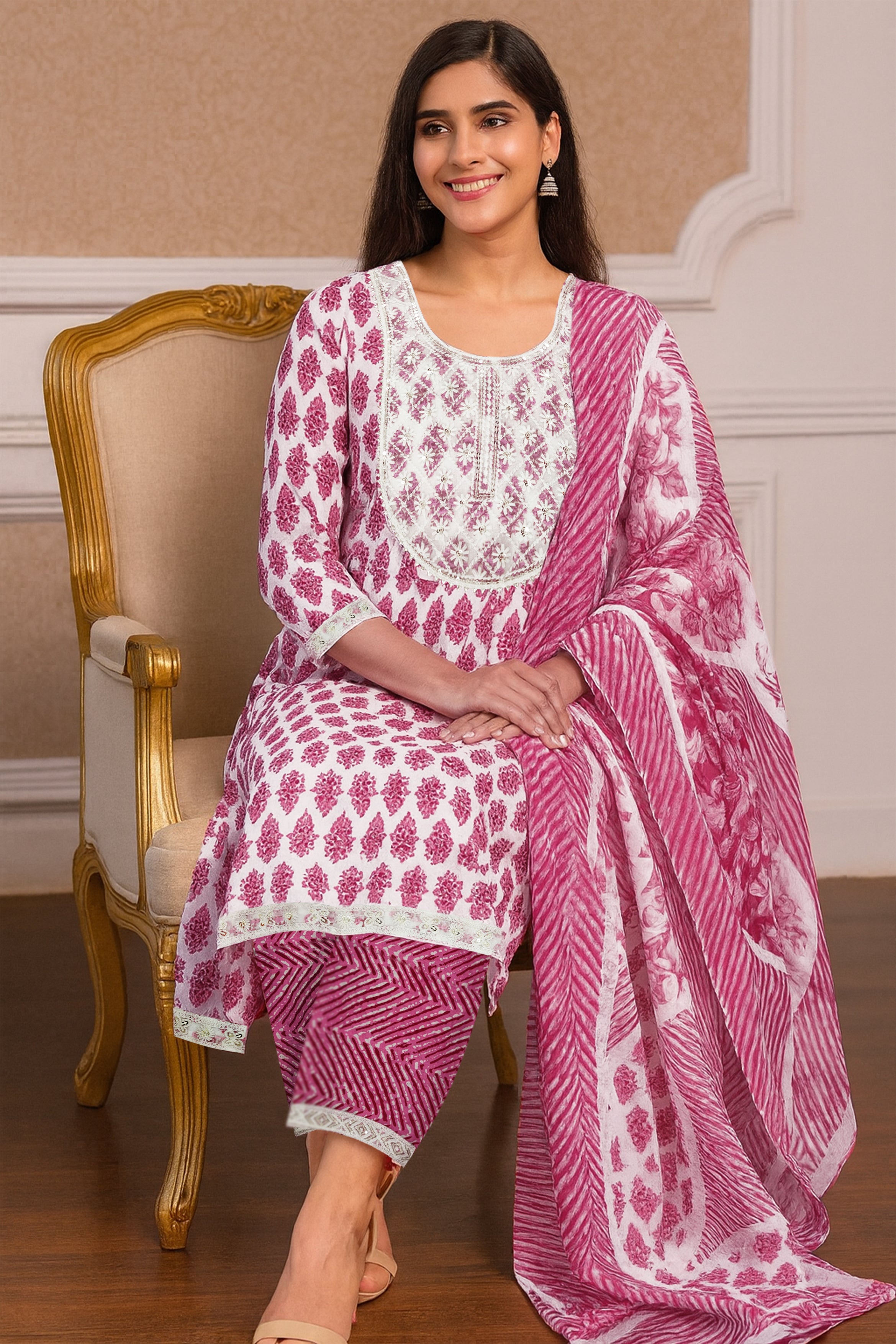 Pearl Pink Charm Ensemble