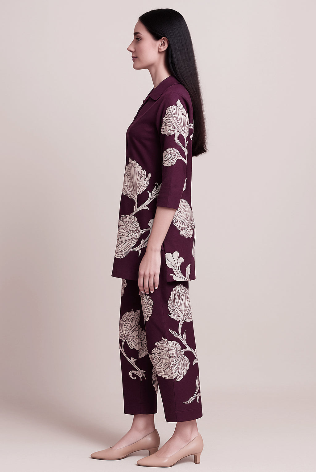 Plum Blossom Co-ord Set