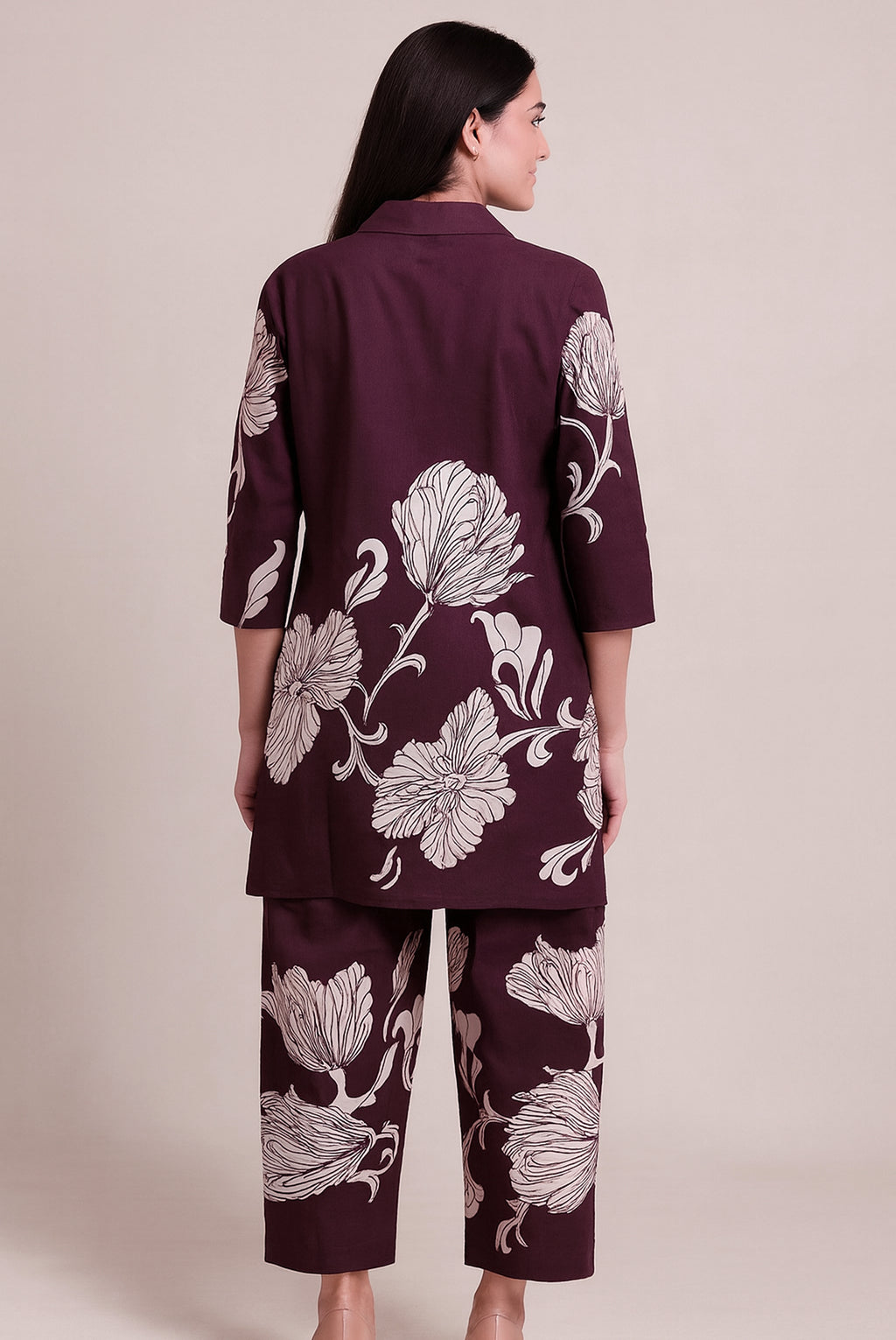 Plum Blossom Co-ord Set