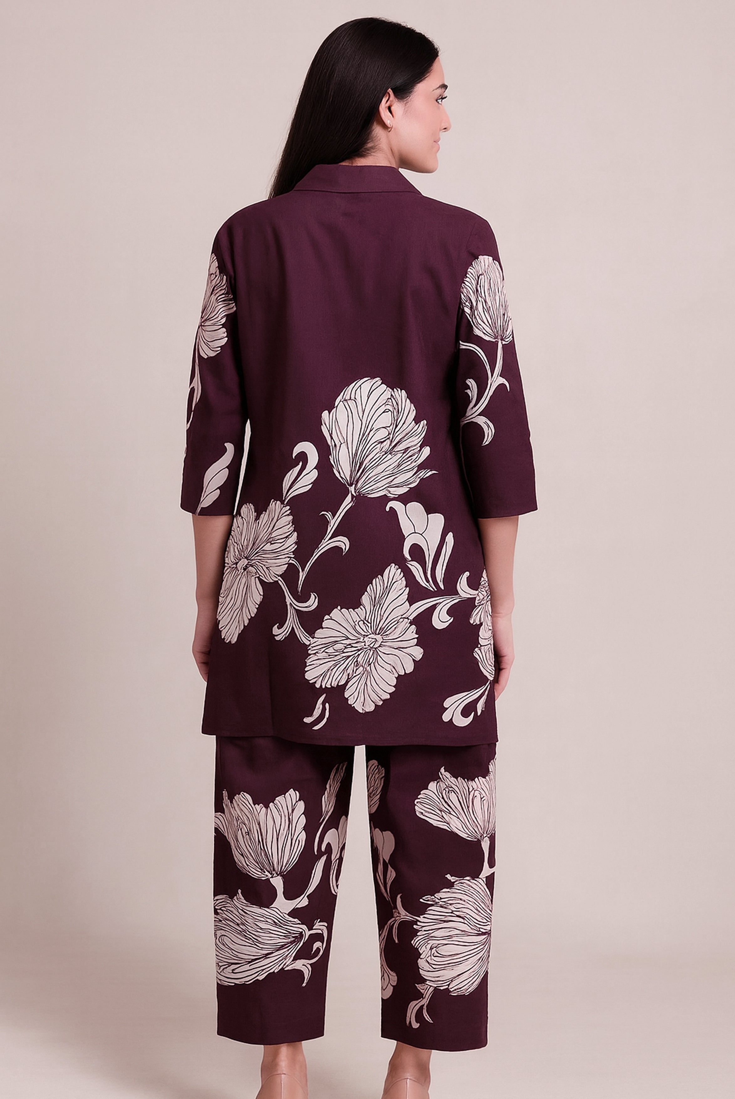 Plum Blossom Co-ord Set