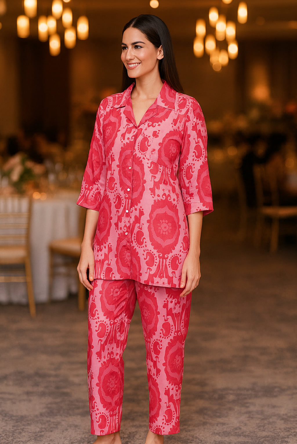 Rose Radiance Co-Ord Set